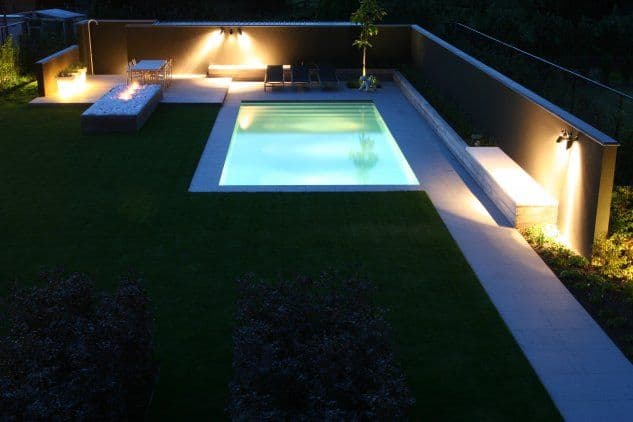Padouk terras en buitenhaard